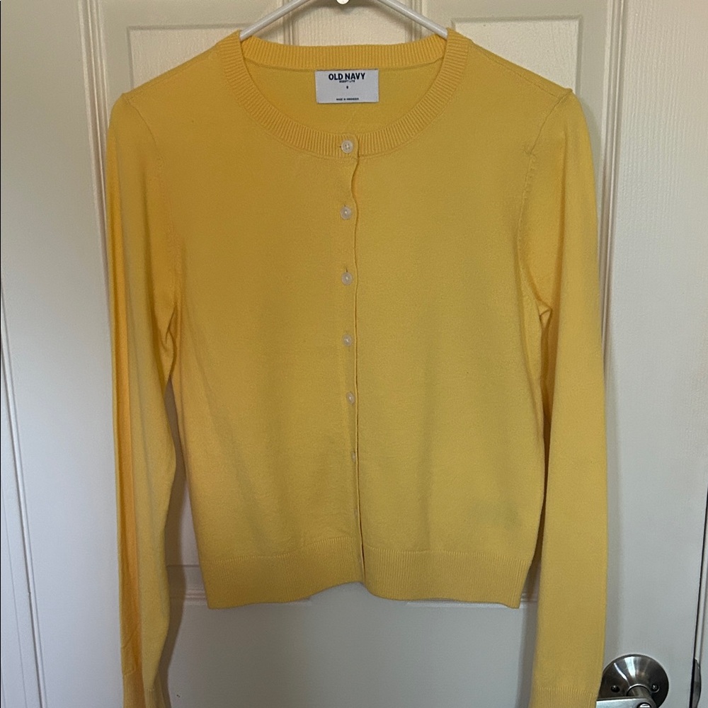 Old Navy NEW Never Worn Women's Sunny Yellow Cardigan